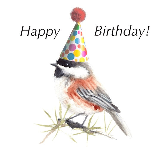 4 Card Bundle- Birthday Cards -Birds