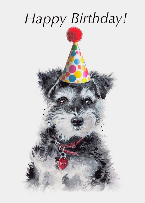 4 Card Bundle- Birthday Cards -Dogs