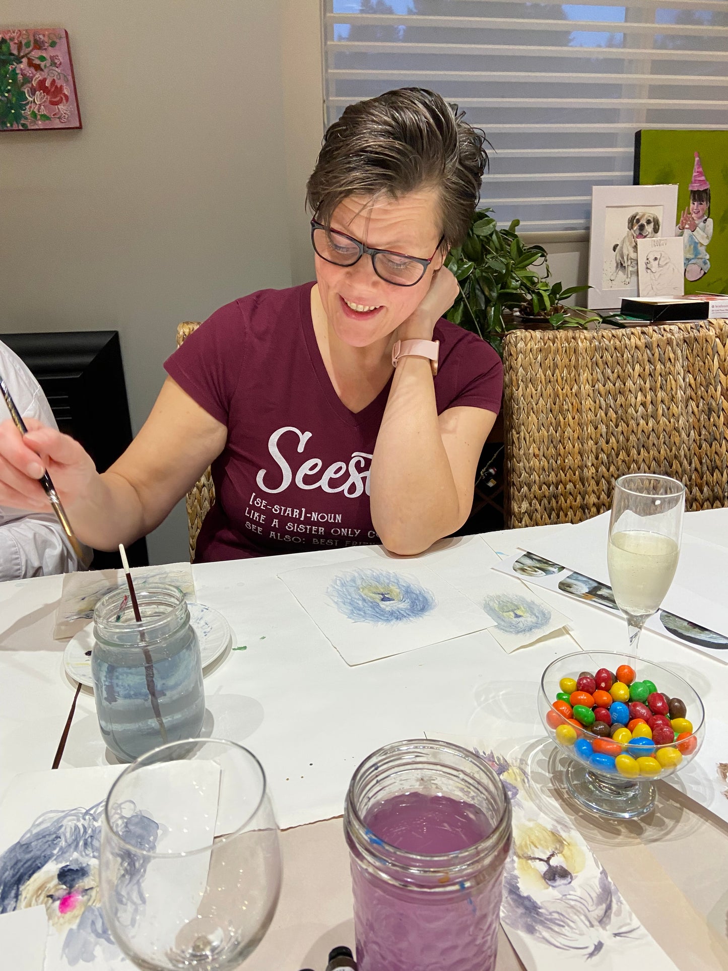 Wine and Watercolours- Private Classes For You and Your Friends