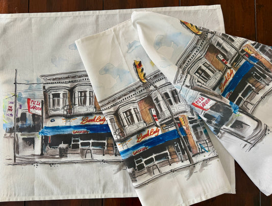 Lunch Lady Tea Towel