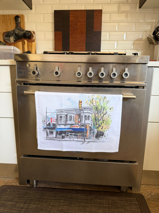 Arbutus Coffee Tea Towel