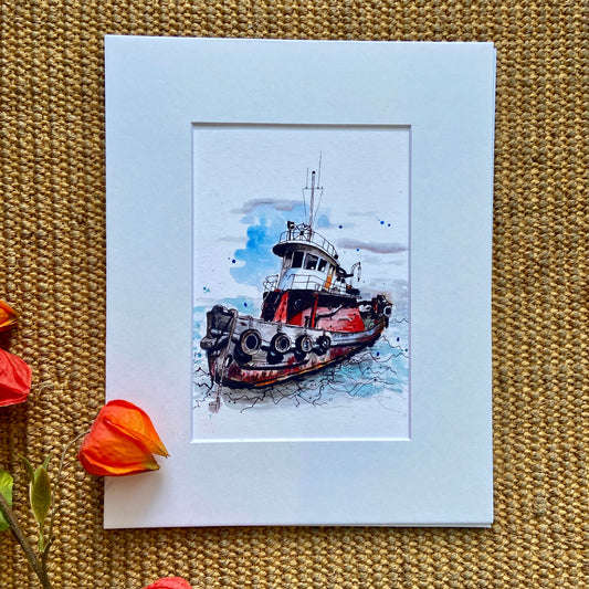 Reproducción de un remolcador