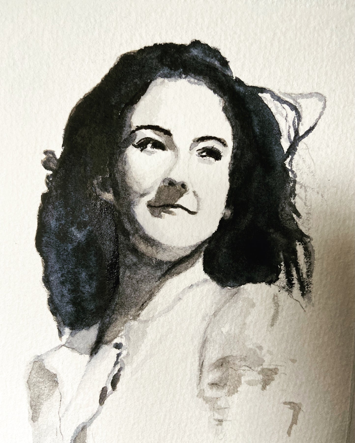 Portrait Single Subject - Watercolour