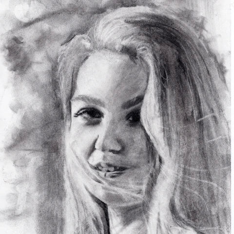 Portrait Single Subject - Charcoal