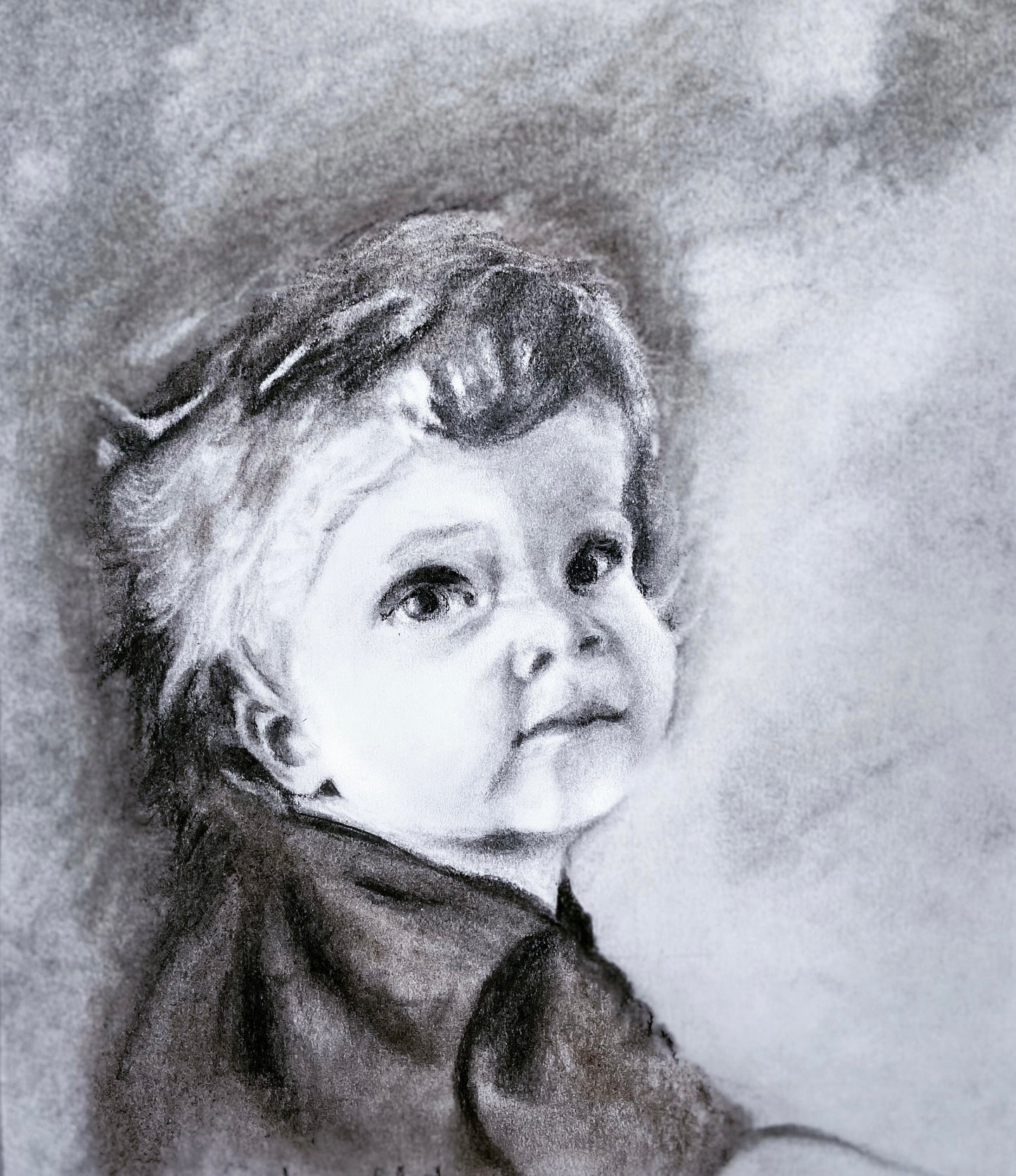 Portrait Single Subject - Charcoal