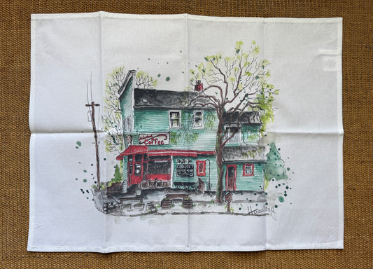 Arbutus Coffee Tea Towel