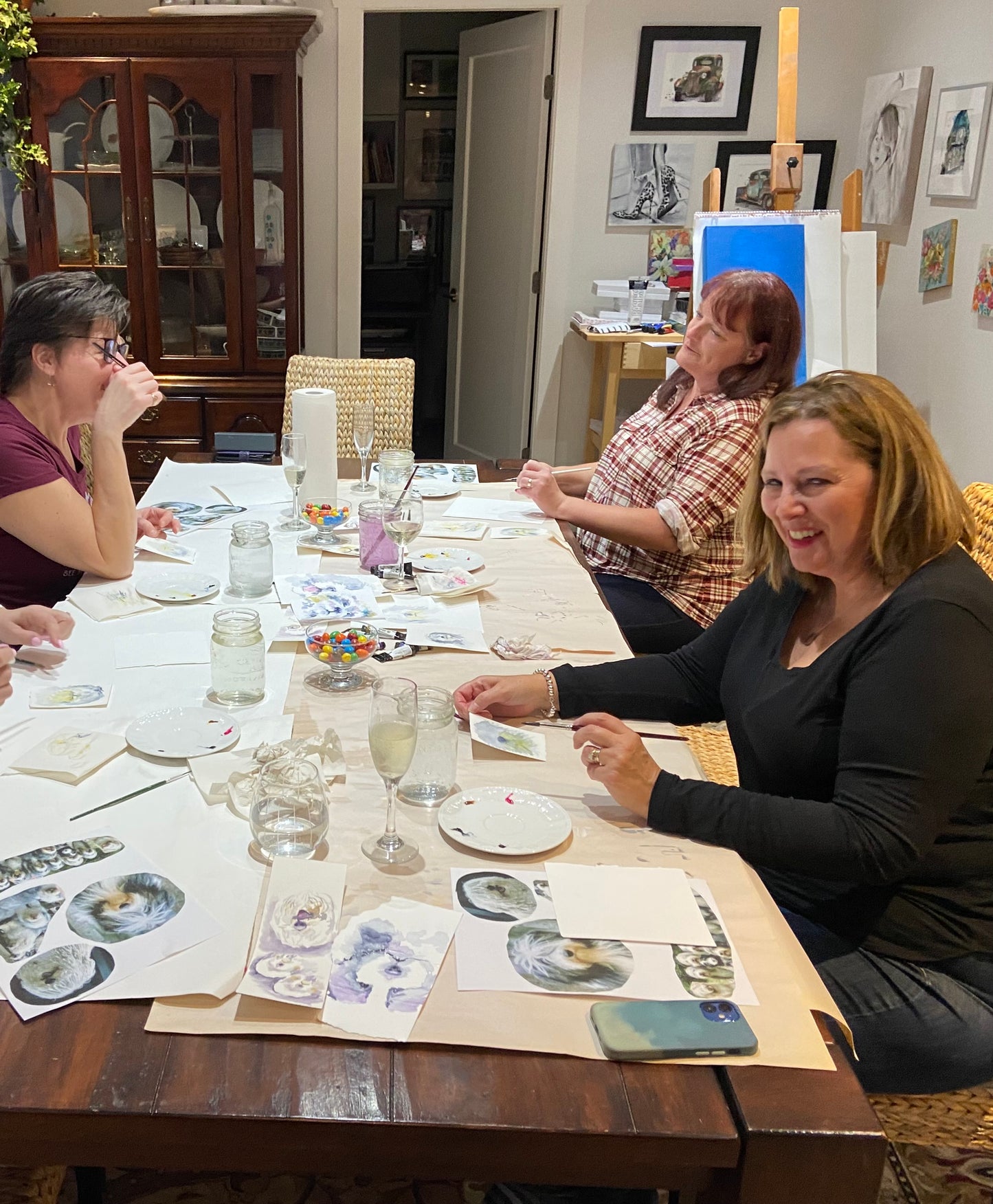 Wine and Watercolours- Private Classes For You and Your Friends