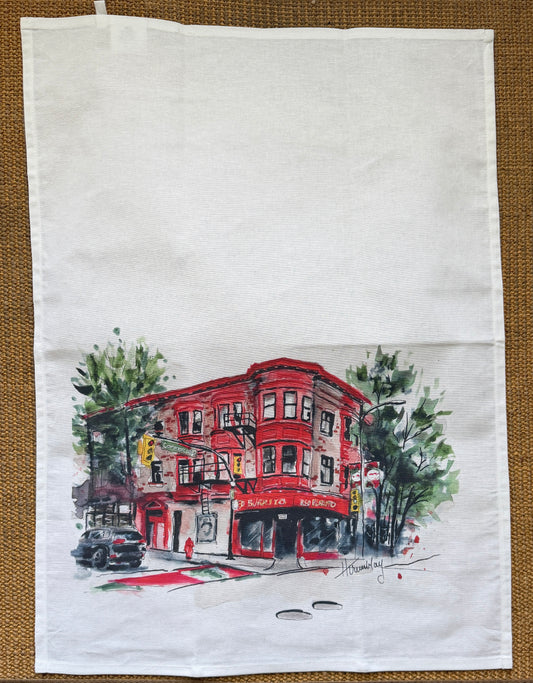 Red Burrito Tea Towel