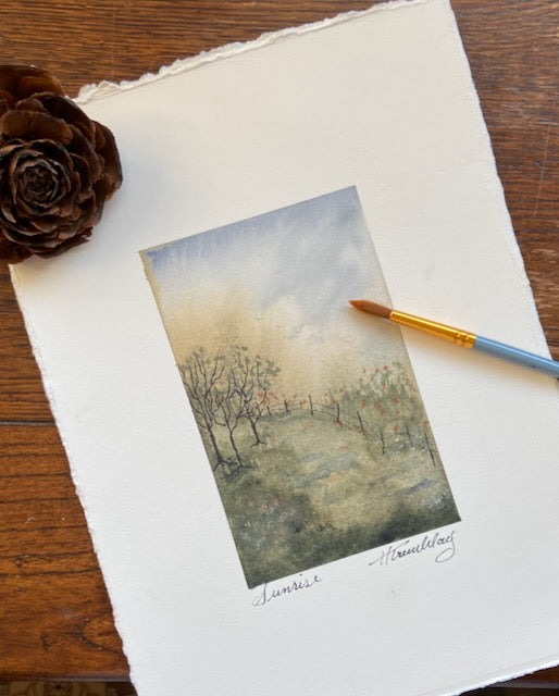 Sunrise - Featured Mini Watercolour